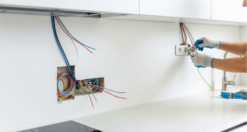Electrical Remodeling Services- rewire a kitchen
