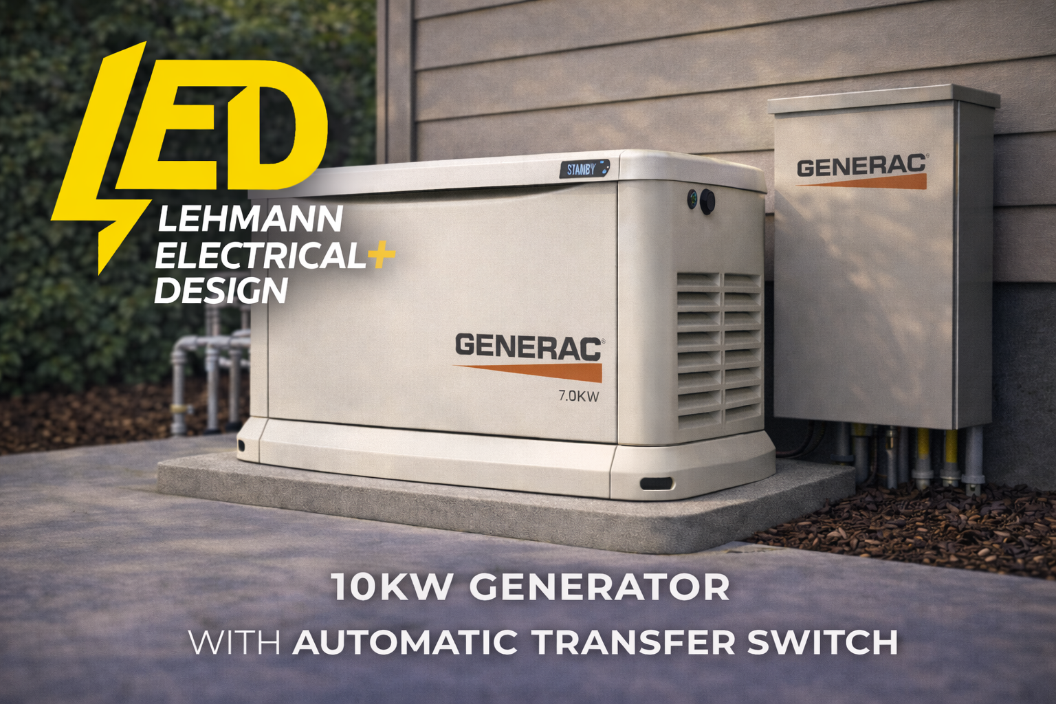 10kW Generator with Automatic Transfer Switch