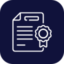 professional electrician certificate icon representing licensed electrical contractor and certified installation services in Milwaukee Wisconsin