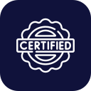 certified electrician badge icon representing licensed and insured electrical services and code compliant installations in Milwaukee Wisconsin