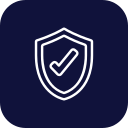 electrical safety and home security icon representing protection systems and reliable power solutions in Milwaukee Wisconsin homes